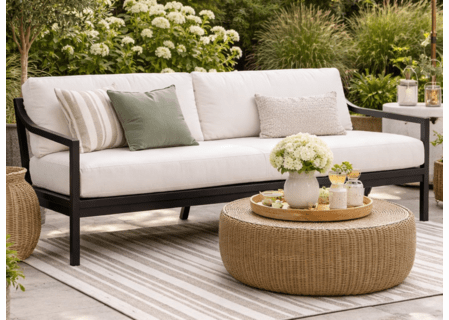 Lane Venture Susanna Aluminum (1 Bottom Cushion) Sofa