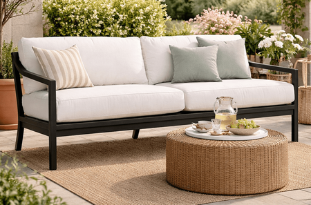 Lane Venture Susanna Aluminum (2 Bottom Cushions) Sofa