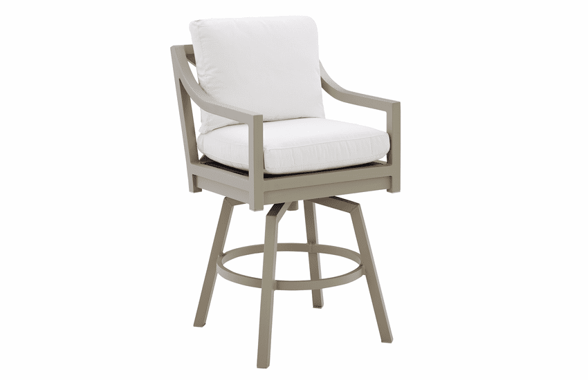 Lane Venture Susanna Aluminum Swivel Bar Stool