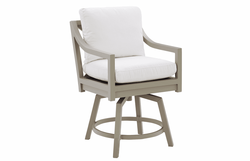 Lane Venture Susanna Aluminum Swivel Counter Stool