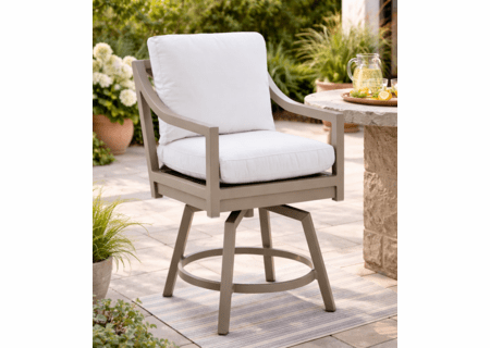 Lane Venture Susanna Aluminum Swivel Counter Stool
