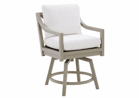 Lane Venture Susanna Aluminum Swivel Counter Stool