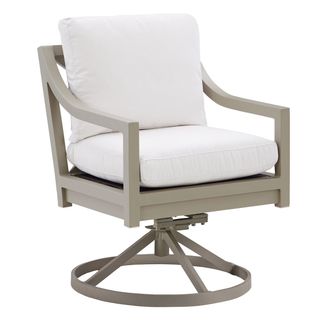 Lane Venture Susanna Aluminum Swivel Dining Chair