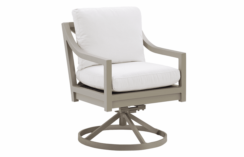 Lane Venture Susanna Aluminum Swivel Dining Chair