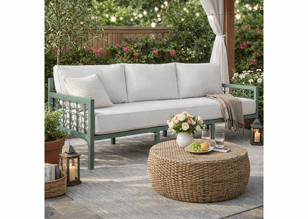 Lane Venture Tracery Aluminum Sofa