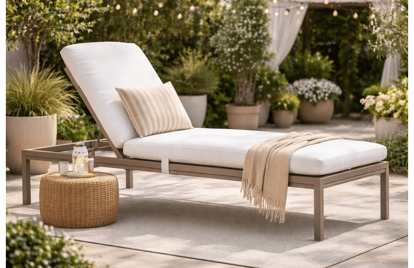 Lane Venture Willow Aluminum Adjustable Chaise Lounge