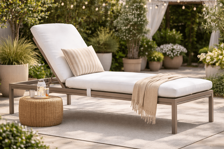 Lane Venture Willow Aluminum Adjustable Chaise Lounge