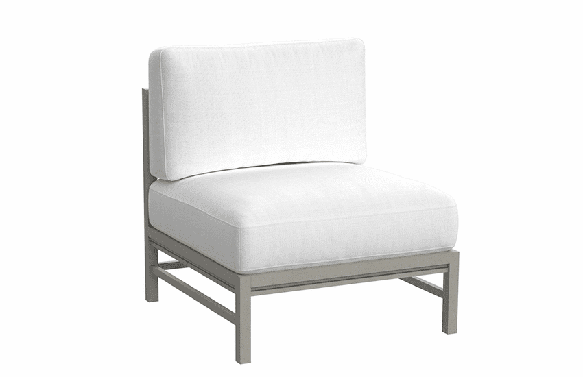 Lane Venture Willow Aluminum Armless Chair