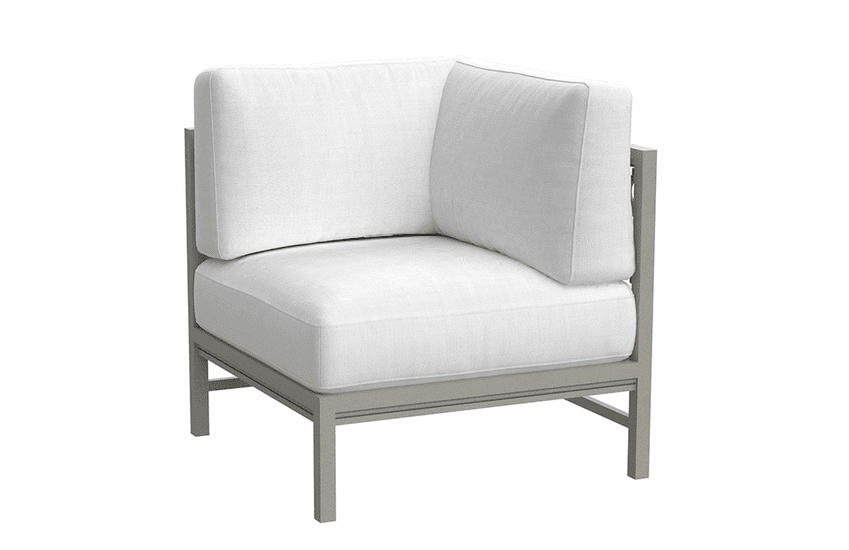 Lane Venture Willow Aluminum Corner Chair