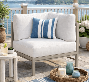 Lane Venture Willow Aluminum Corner Chair