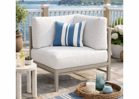 Lane Venture Willow Aluminum Corner Chair