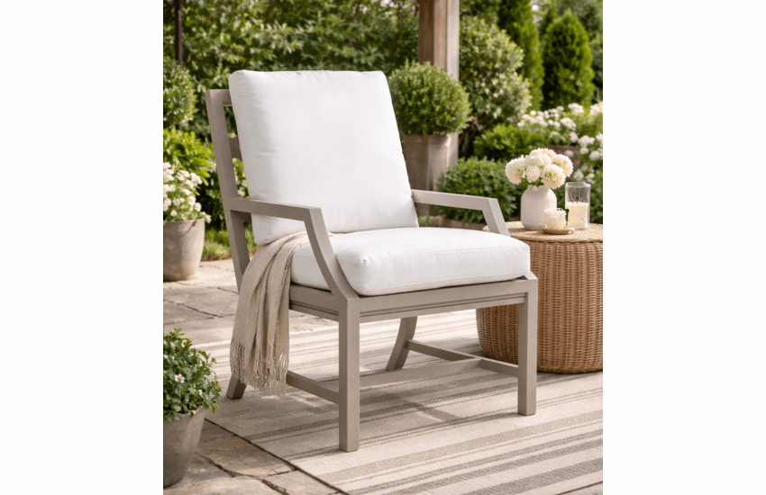 Lane Venture Willow Aluminum Dining Arm Chair