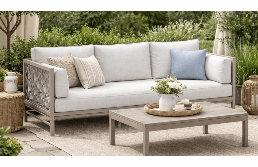 Lane Venture Willow Aluminum Garden Sofa