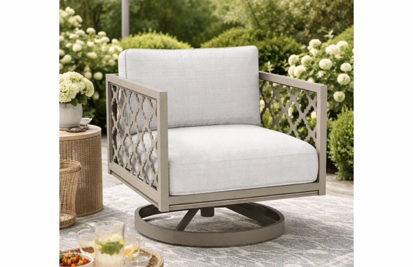 Lane Venture Willow Aluminum Garden Swivel Rocker