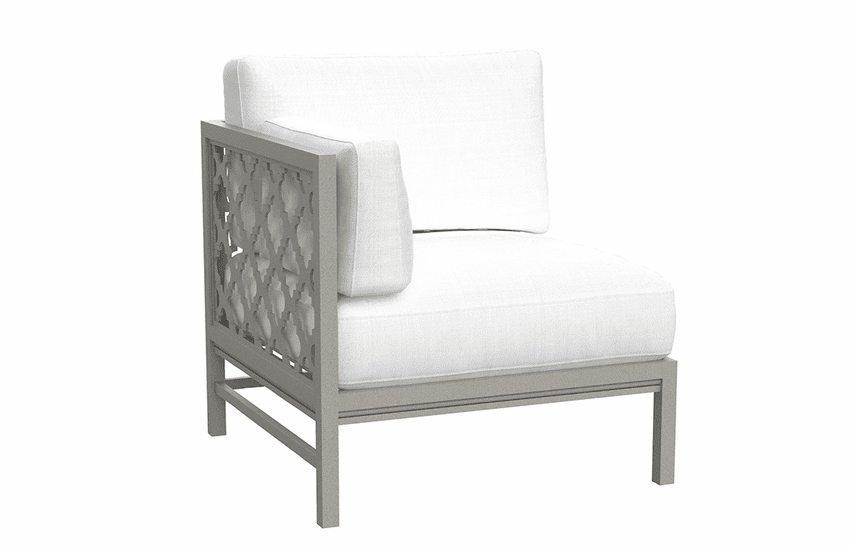 Lane Venture Willow Aluminum Left Facing Arm Chair