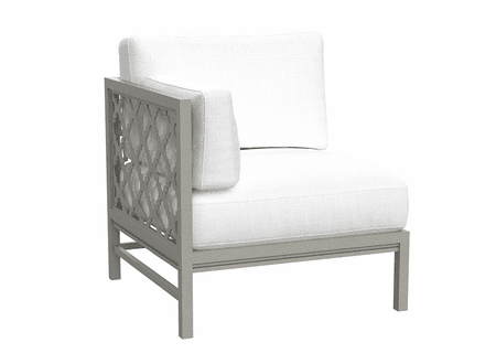 Lane Venture Willow Aluminum Left Facing Arm Chair