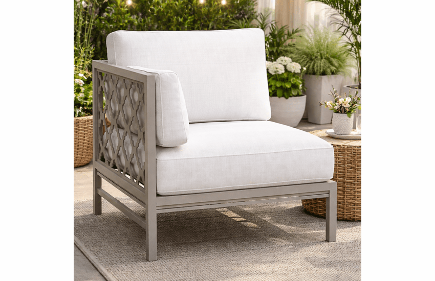 Lane Venture Willow Aluminum Left Facing Arm Chair