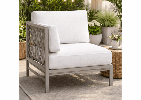Lane Venture Willow Aluminum Left Facing Arm Chair