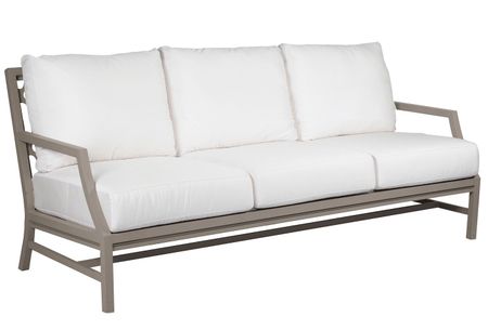 Lane Venture Willow Aluminum Modern Low Back Sofa
