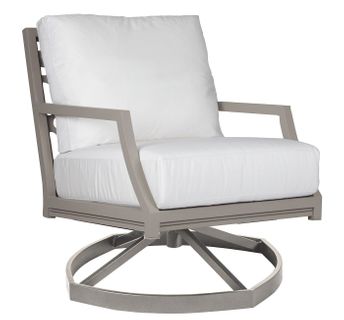 Lane Venture Willow Aluminum Modern Low Back Swivel Rocker