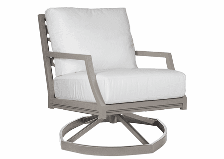 Lane Venture Willow Aluminum Modern Low Back Swivel Rocker