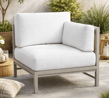 Lane Venture Willow Aluminum Right Facing Arm Chair