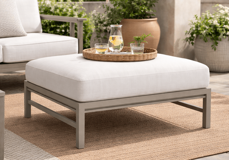 Lane Venture Willow Aluminum Sectional Ottoman