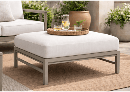 Lane Venture Willow Aluminum Sectional Ottoman