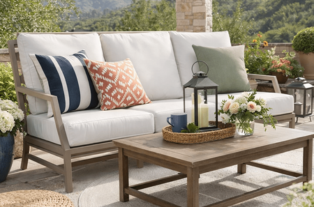 Lane Venture Willow Aluminum Sofa