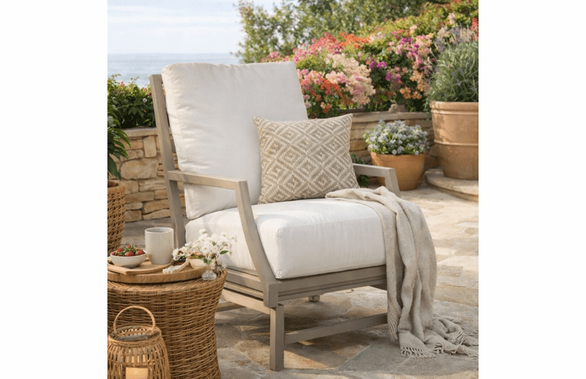 Lane Venture Willow Aluminum Spring Lounge Chair