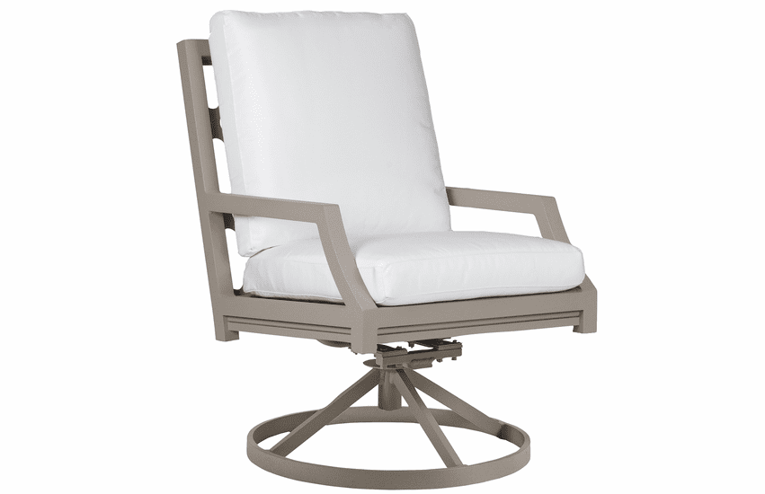 Lane Venture Willow Aluminum Swivel Dining Chair