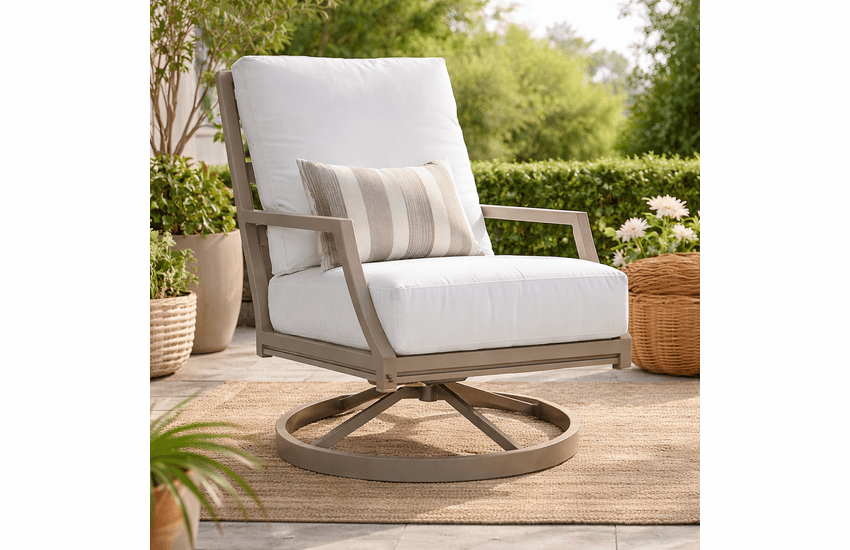 Lane Venture Willow Aluminum Swivel Lounge Chair