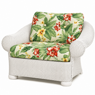 Lloyd Flanders Casa Grande Chair and a Half Replacement Cushions - Frame Dimensions 33"H x 52"W x 39"D