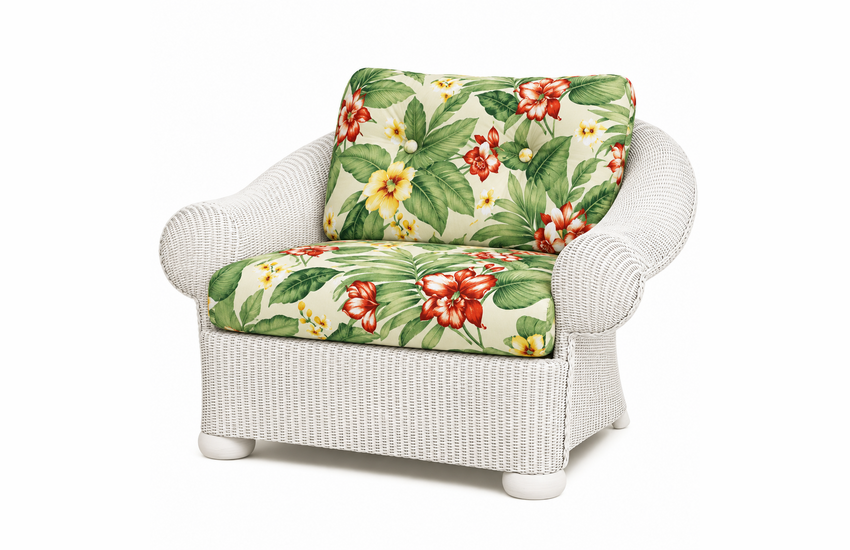 Lloyd Flanders Casa Grande Chair and a Half Replacement Cushions -  Frame Dimensions 33"H x 52"W x 39"D