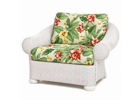 Lloyd Flanders Casa Grande Chair and a Half Replacement Cushions -  Frame Dimensions 33"H x 52"W x 39"D
