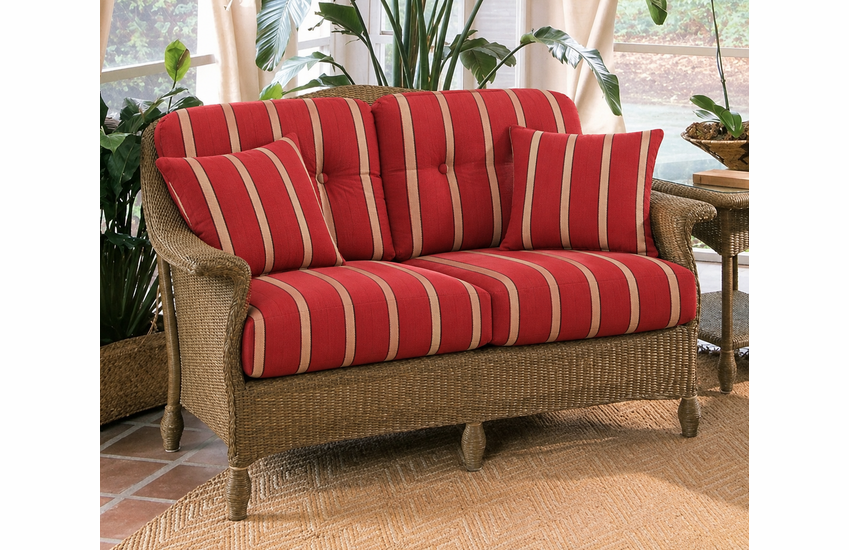 Lloyd Flanders Embassy Loveseat Replacement Cushions (4 Cushions)