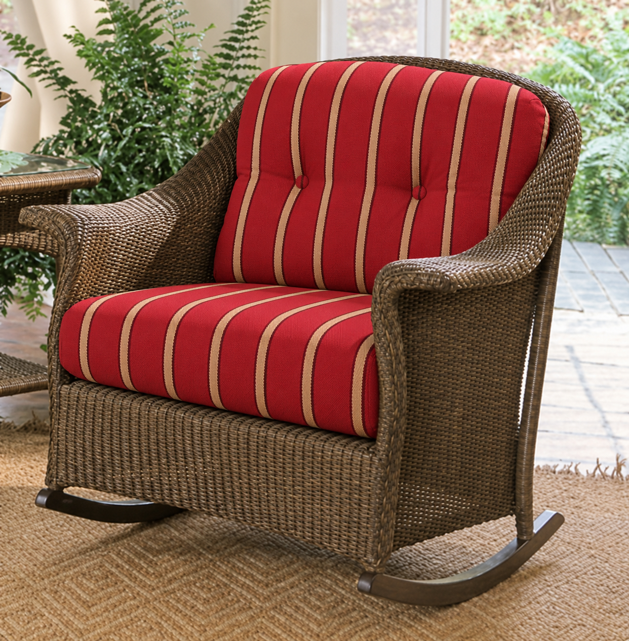 Lloyd Flanders Embassy Rocker Replacement Cushions (2 Cushions)