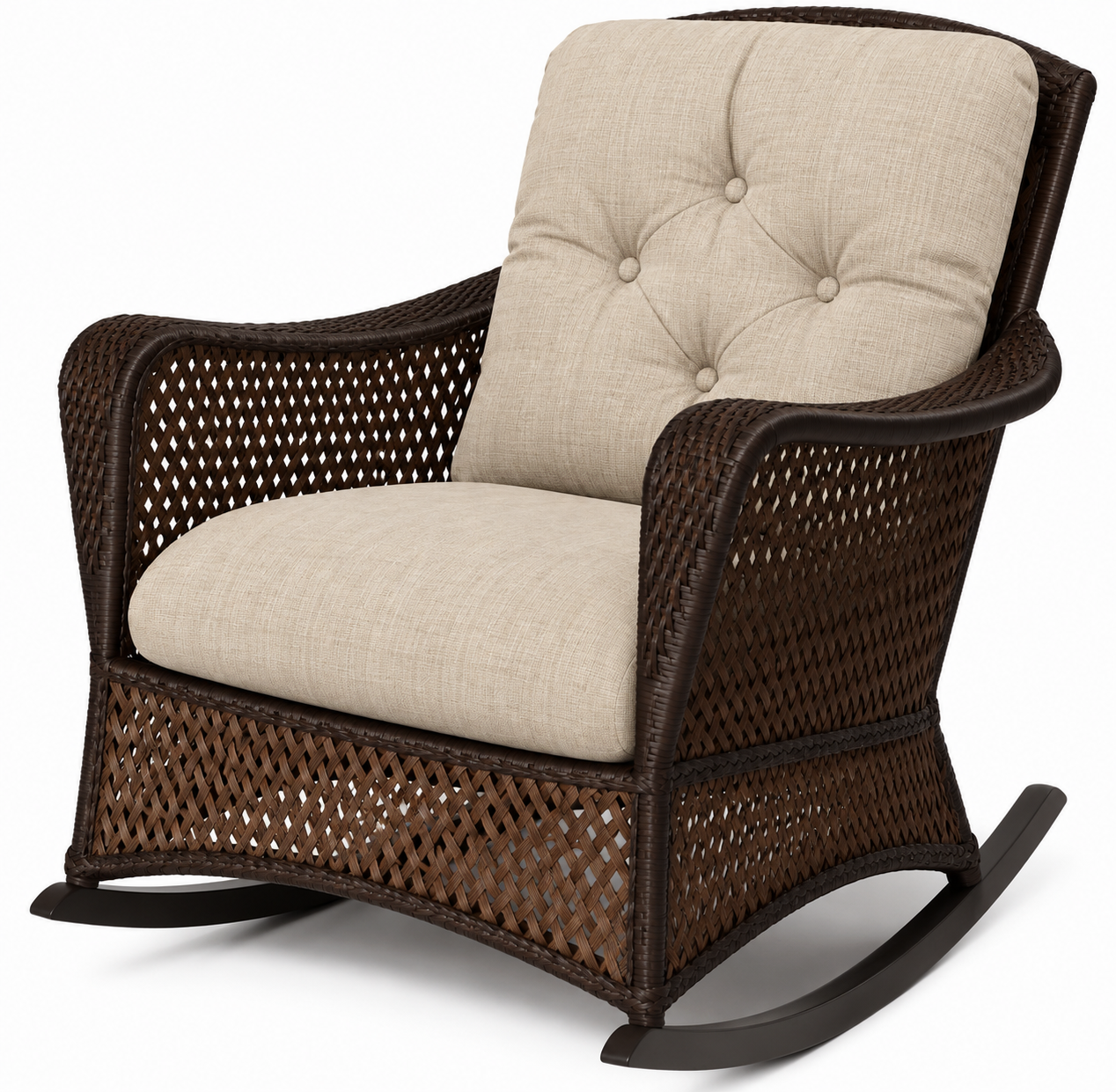 Lloyd Flanders Grand Traverse Rocker Replacement Cushions (2 Cushions)