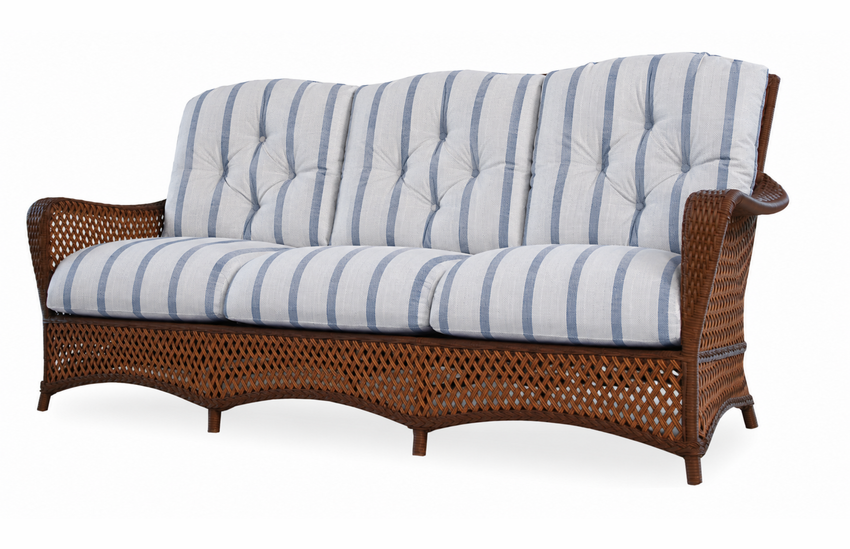 Lloyd Flanders Grand Traverse Sofa Replacement Cushion Set in Sunbrella Unwind Sky (Quickship)