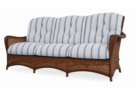 Lloyd Flanders Grand Traverse Sofa Replacement Cushion Set in Sunbrella Unwind Sky (Quickship)