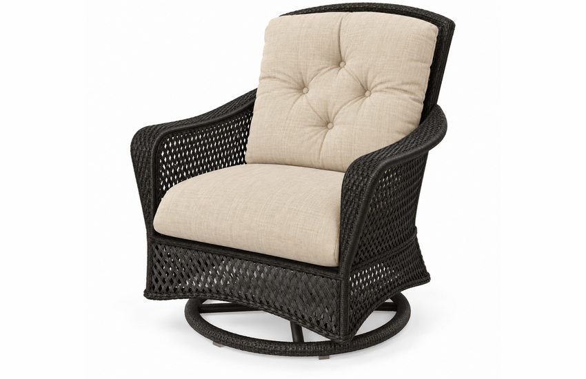 Lloyd Flanders Grand Traverse Swivel Rocker Replacement Cushions (2 Cushions)