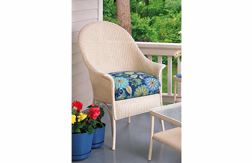 Lloyd Flanders Heirloom High Back Chair Replacement Cushion