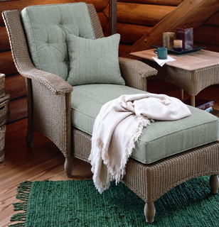 Lloyd Flanders Heritage Chaise Replacement Cushions (2 Cushions)