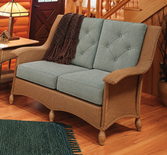 Lloyd Flanders Heritage Loveseat Replacement Cushions (4 Cushions)