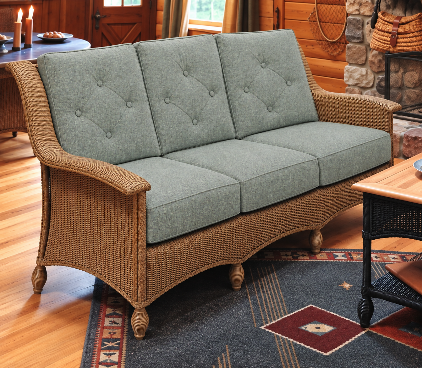 Lloyd Flanders Heritage Sofa Replacement Cushions (6 Cushions)