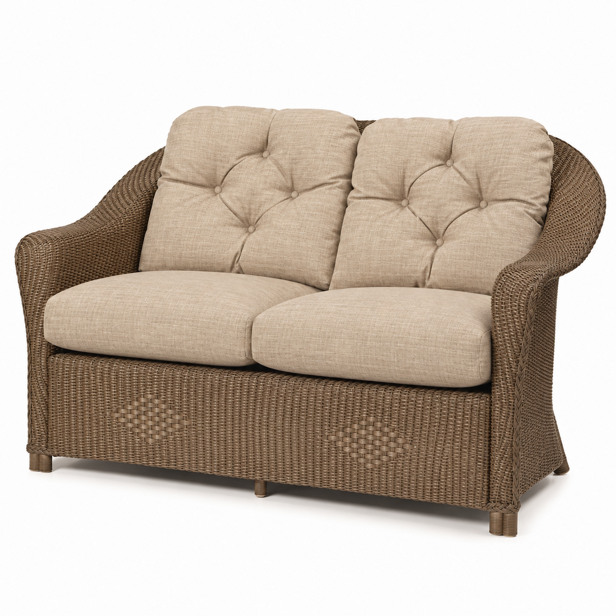 Lloyd Flanders Reflections Loveseat Replacement Cushions (4 Cushions)