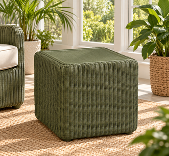 Braxton Culler Luma Wicker End Table (Available in 30 Finish Choices)