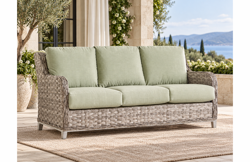 Marco Island Outdoor Wicker Sofa