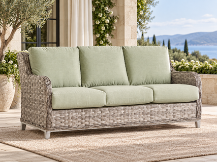 Marco Island Outdoor Wicker Sofa