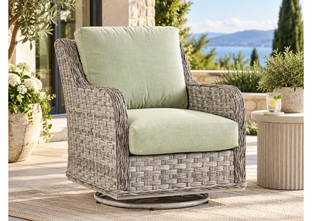 Marco Island Outdoor Wicker Swivel Glider Chair